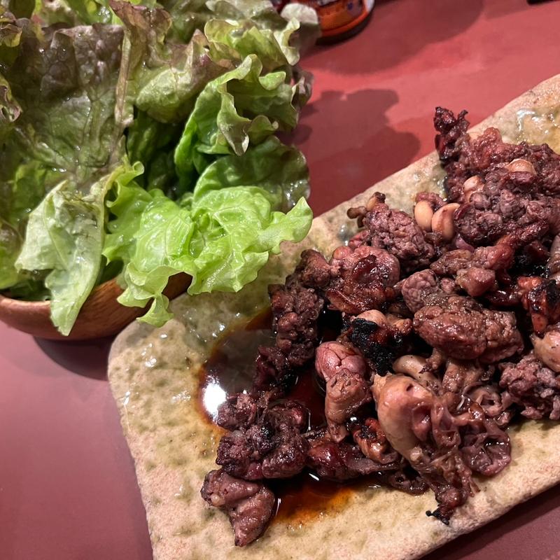 背肝レタス(炭火焼とり 安喜（あき）)