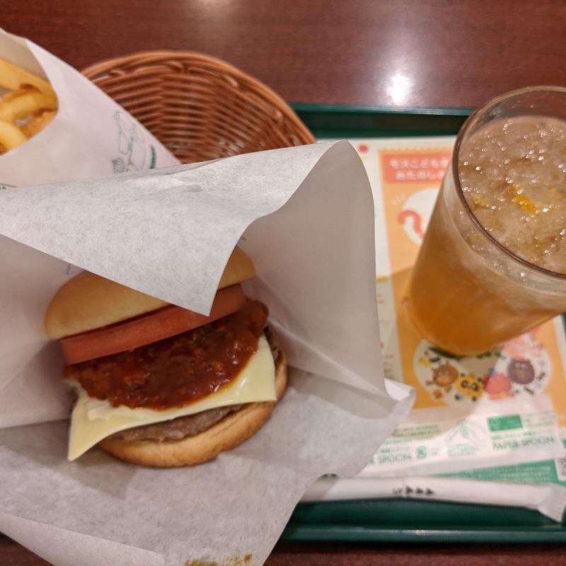 モスチーズバーガーセット(モスバーガー盛岡南店)