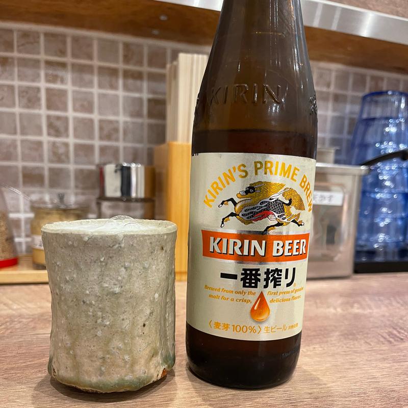 キリンビール一番搾り（小ビン）(香川一福 愛知 矢場町店)