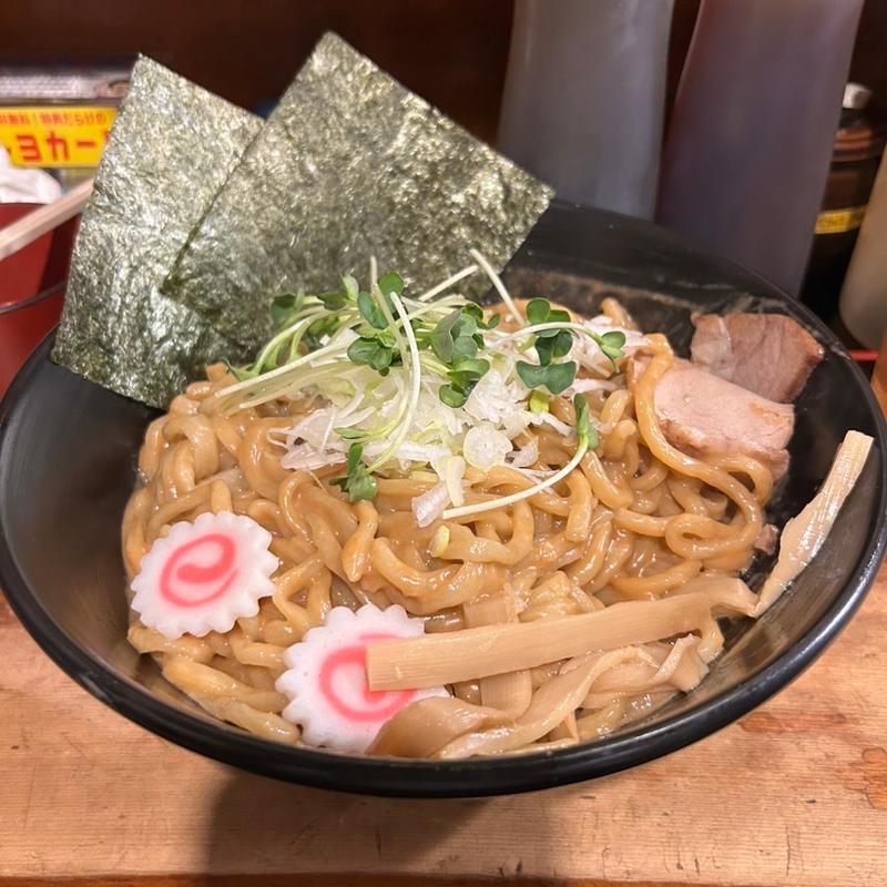 武蔵野アブラそば(W盛り)(武蔵野アブラ學会 早稲田総本店)