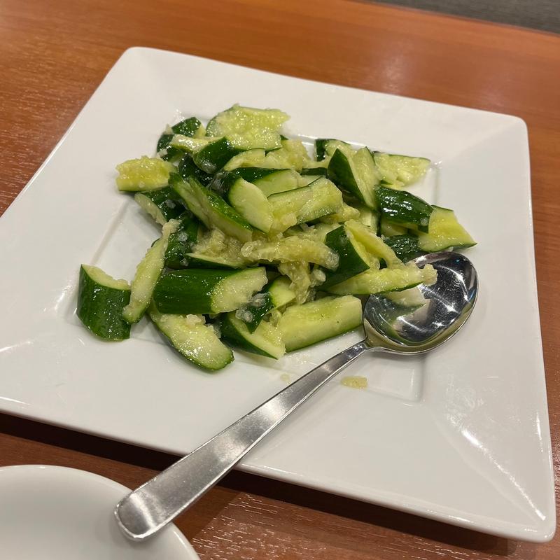 胡瓜のニンニク和え(華心苑 新宿センタービル店)