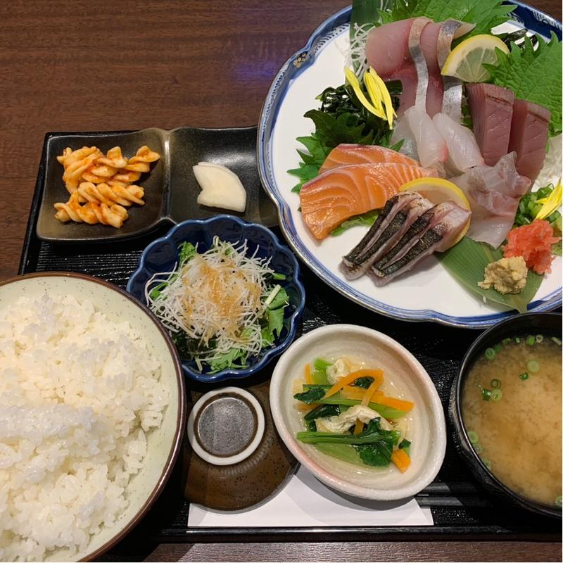 お刺身定食(魚々ろ（ととろ） 仙台一番町店)