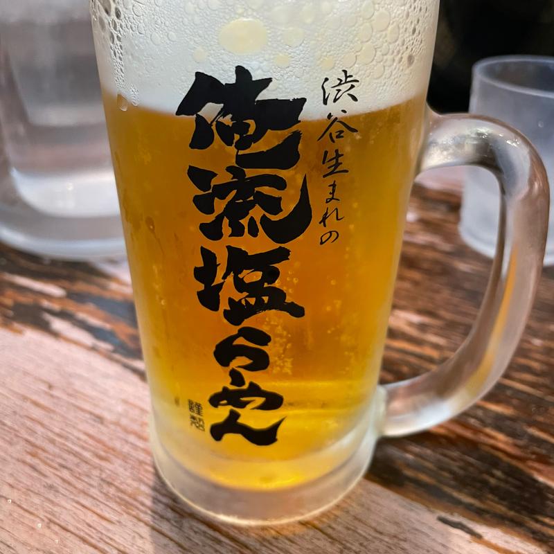 生ビール(俺流塩らーめん 神楽坂店)