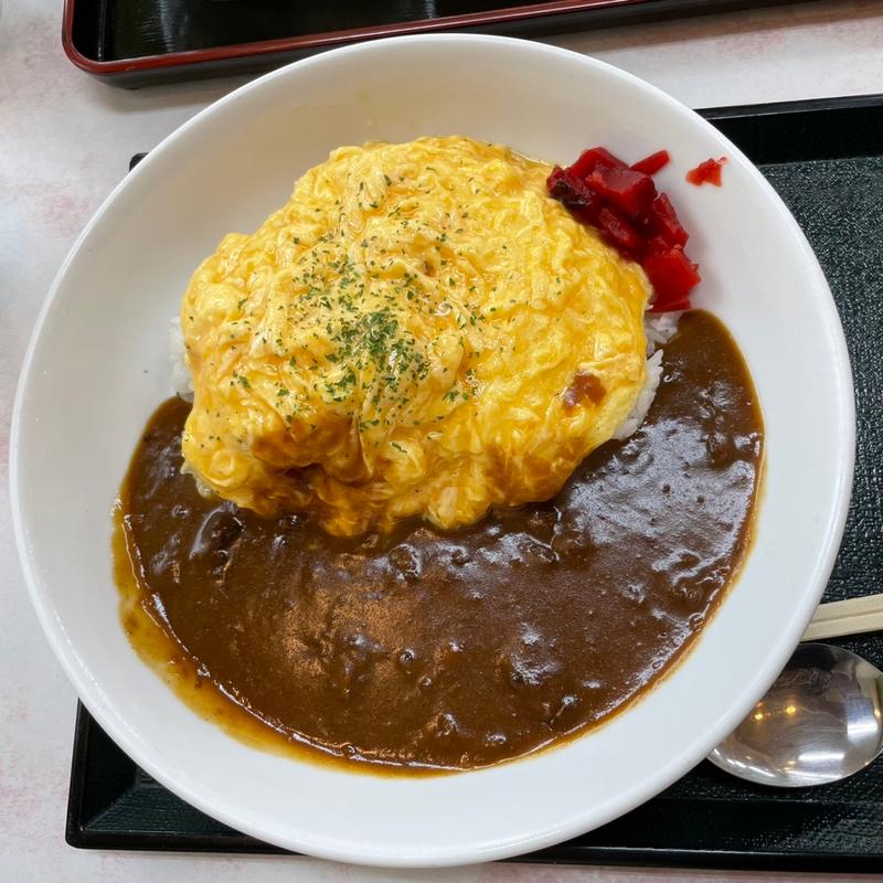 オムカレー(とんかつまい泉 三芳PA 下り)
