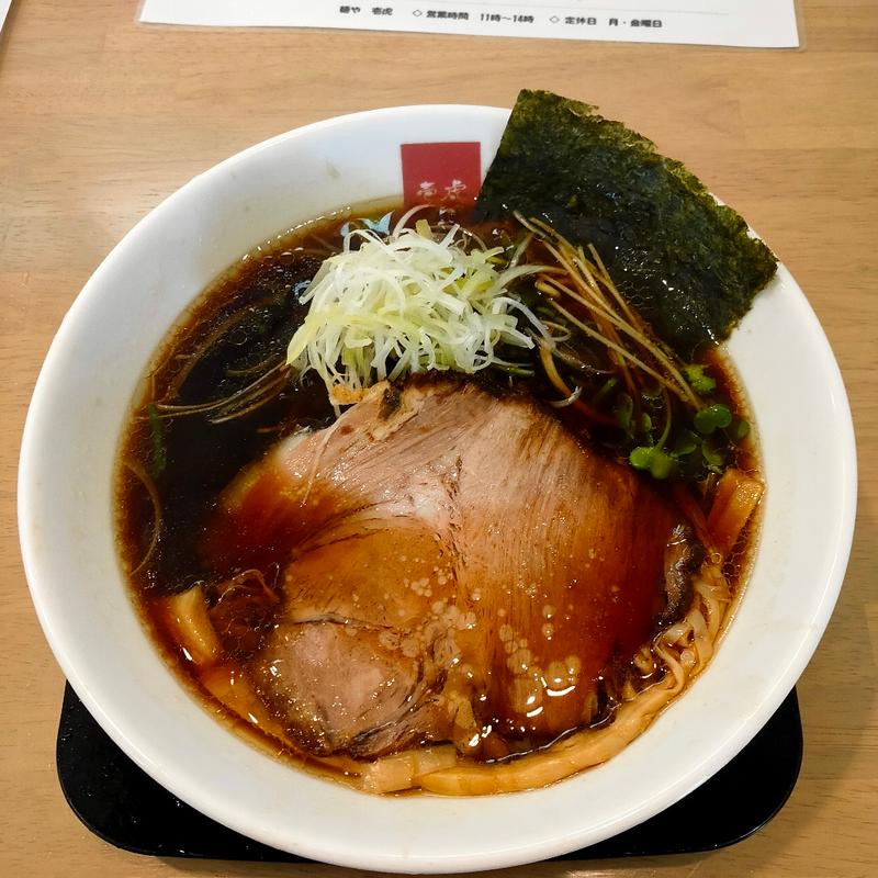 黒醤油らーめん(麺や壱虎)