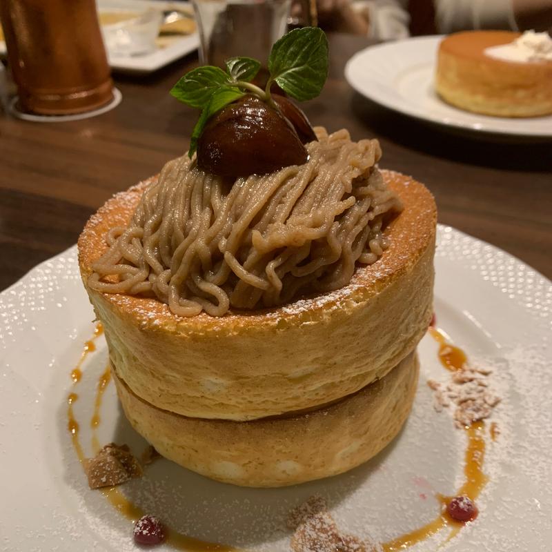 モンブランスフレパンケーキ(星乃珈琲店 静岡曲金店 )