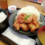 鶏唐揚げネギソース定食(渋谷三丁目酒場)