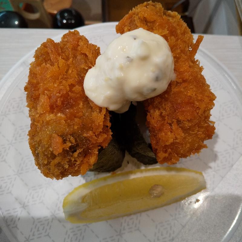 広島県産カキフライ軍艦(はま寿司 蒲田駅南店 )