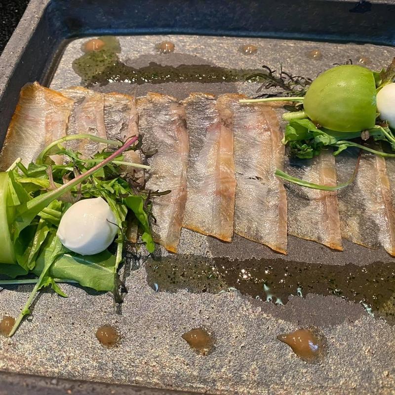 うなぎの生ハム仕立て(うなぎ料理専門店 川昌)