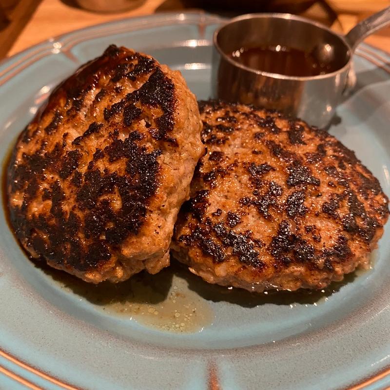 炭焼ハンバーグランチ(米とデミグラス 三宮店)