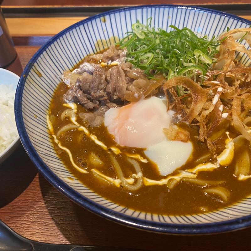 カレーうどん(うどん大文字 筑紫野店)