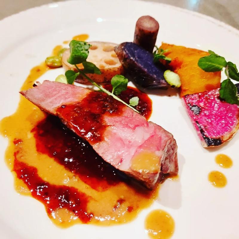 ディナースペシャルコース ビゴール豚の低温調理(A LA CIVETTE)