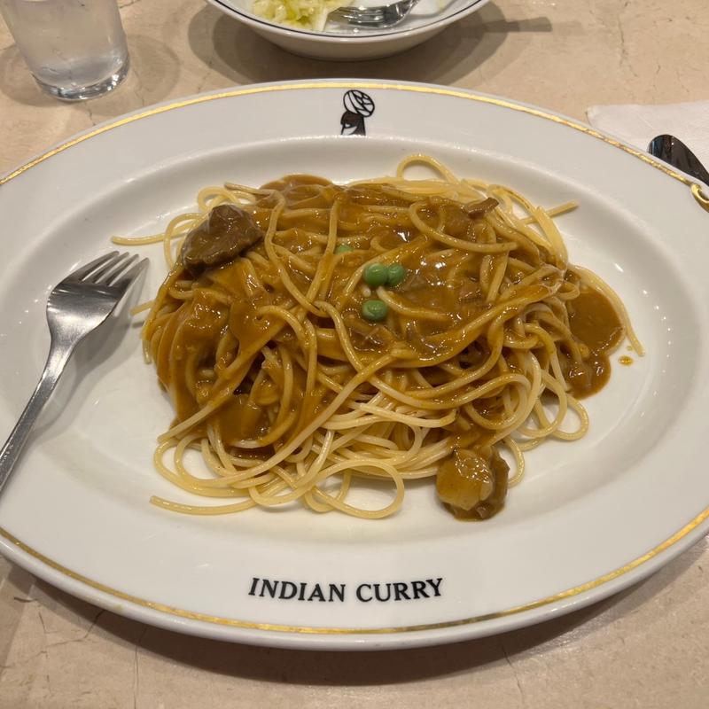 インディアンスパゲッティ(インデアンカレー阪神店)