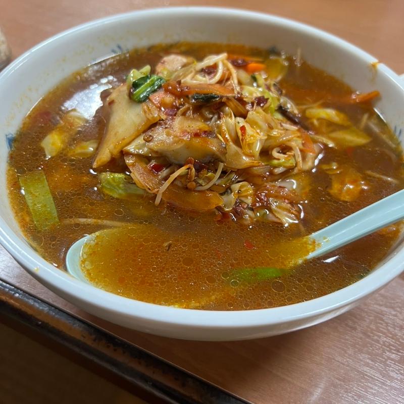 チキンピリ味ラーメン(東天紅)
