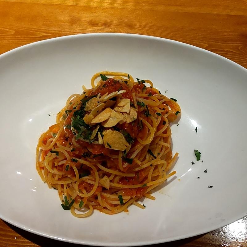 ペペロンチーノ トマトソース(Garlic x Garlic Kitchen)