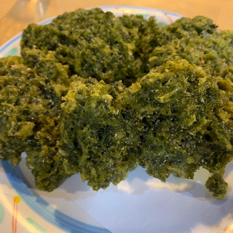 青サのり天ぷら(吉照 （よししょう）)