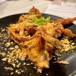 Soft shell crabs with garlic