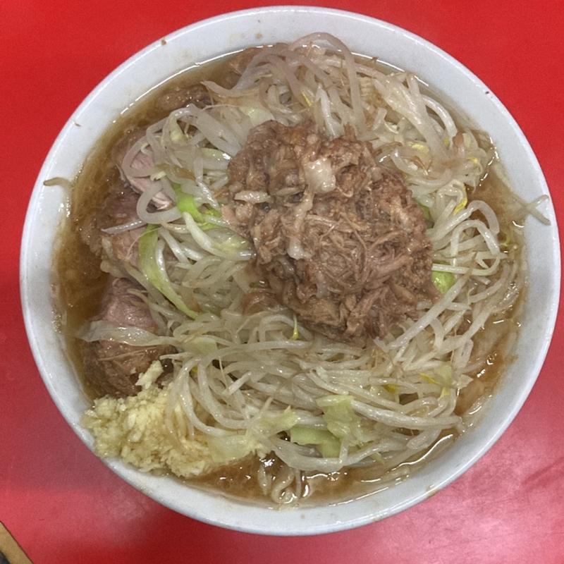 小ラーメン、豚（ニンニク、アブラ）(ラーメン二郎 松戸駅前店 （らーめんじろう）)