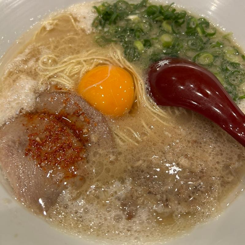月見らーめん(麺屋我ガ 天神店（めんやがが）)
