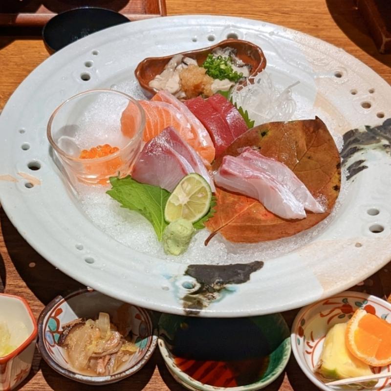 お造り定食(旬菜 さかなと酒  匠海 隠れ家)