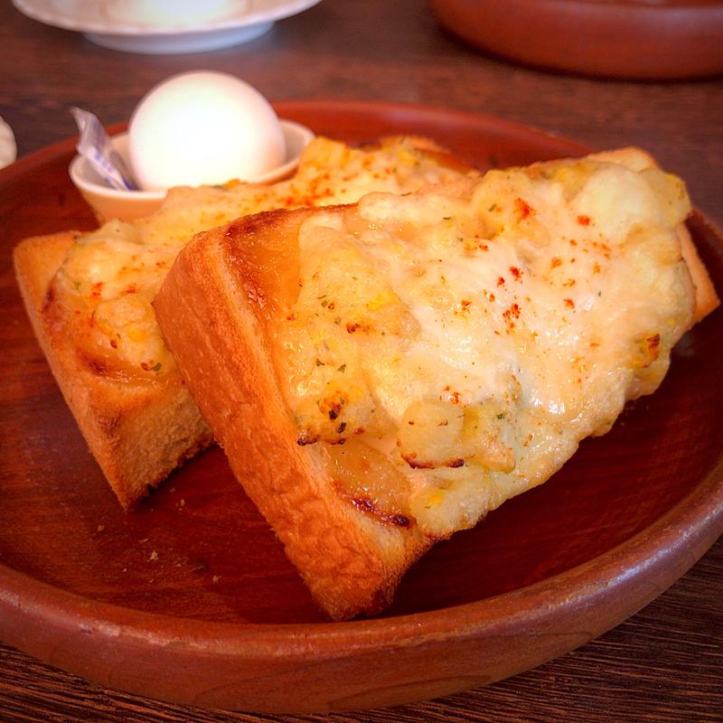 ポテサラトーストセット(びっくりドンキー名取店)