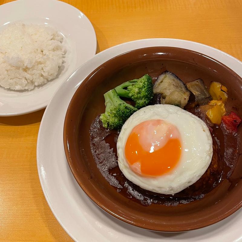 トリュフ香るポテトチーズクリームIN感動ハンバーグ(ガスト 国泰寺店 )