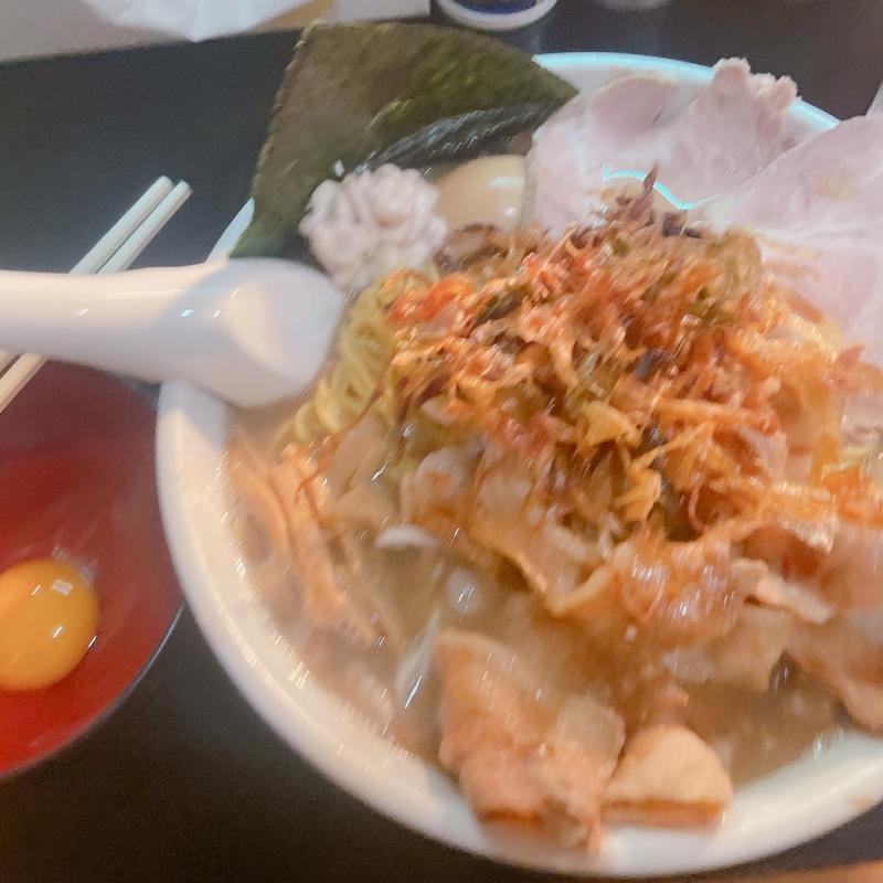 白子10kgSP100ラーメン 大盛り、つけ玉(一条流がんこ総本家分家荒木町)