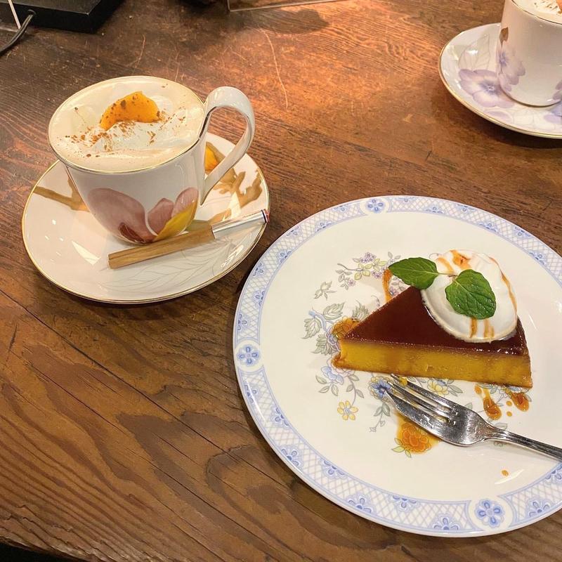 カボチャプリン(茶亭 羽當 渋谷店)