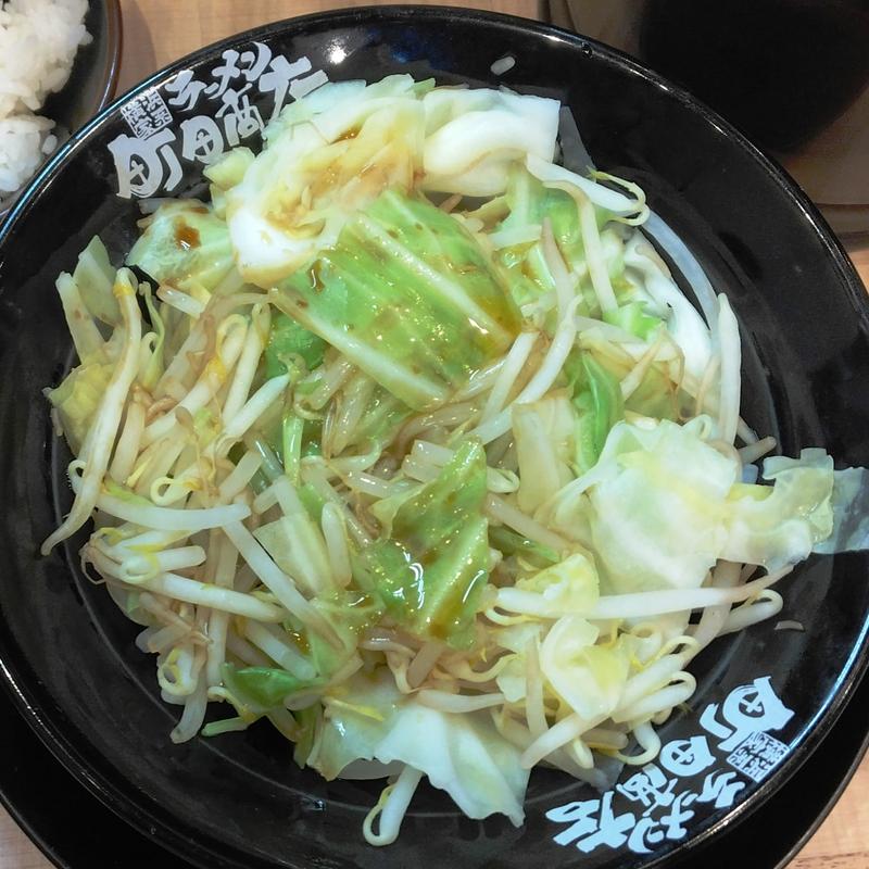 もやキャベ(横浜家系ラーメン 町田商店 広瀬通り店)
