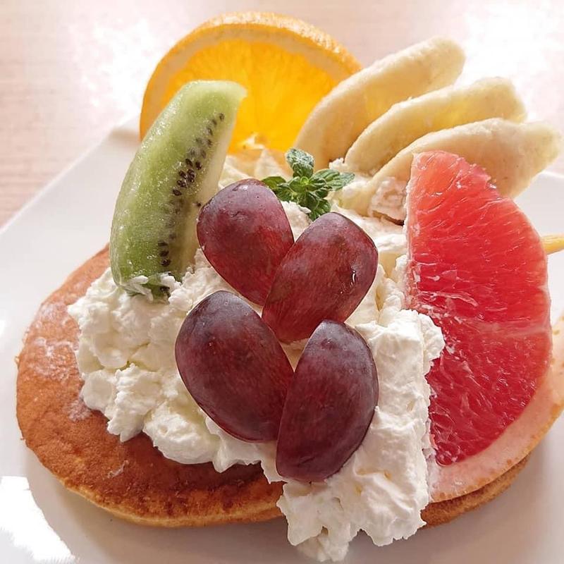 フルーツパンケーキ(LUNA CAFE ORGANIC)