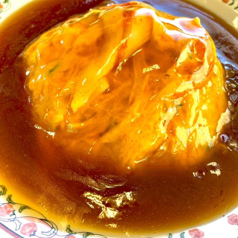 甘酢天津飯(餃子の王将 茨木店)