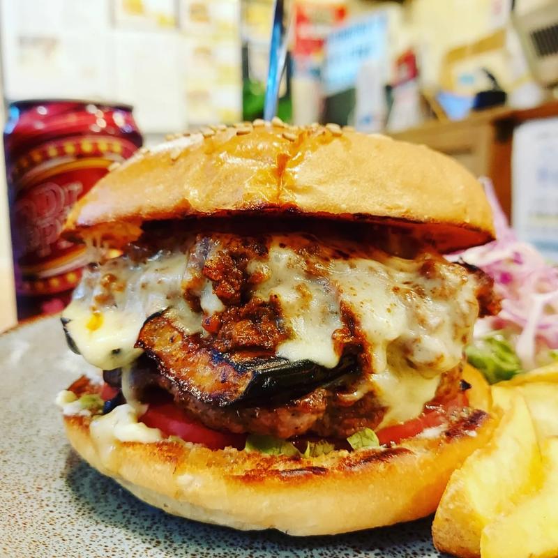 揚げ茄子とミートソース(HELLO NEW DAY Hamburger)