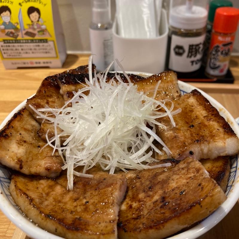 豚バラ丼(元祖豚丼屋 TONTON 鶴賀店)