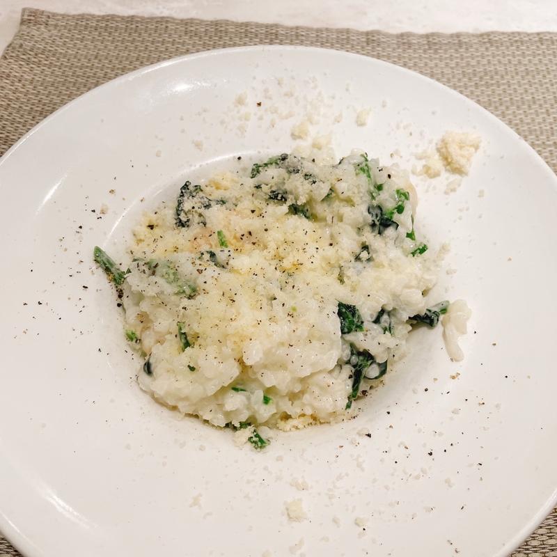 ランチ　小エビとほうれん草のクリームリゾット(チェーロ )