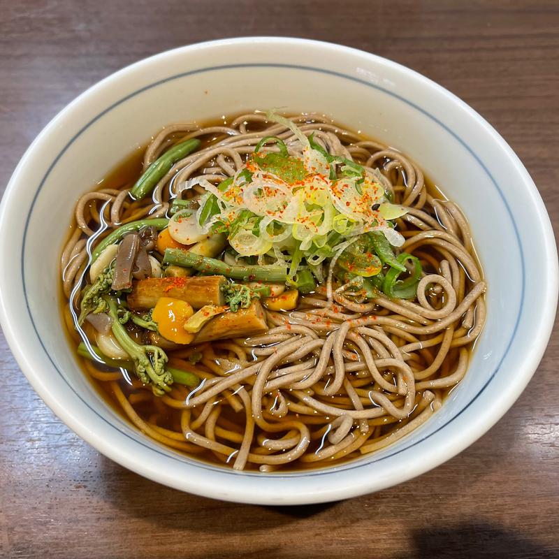 山菜そば(川村屋 （かわむらや）)