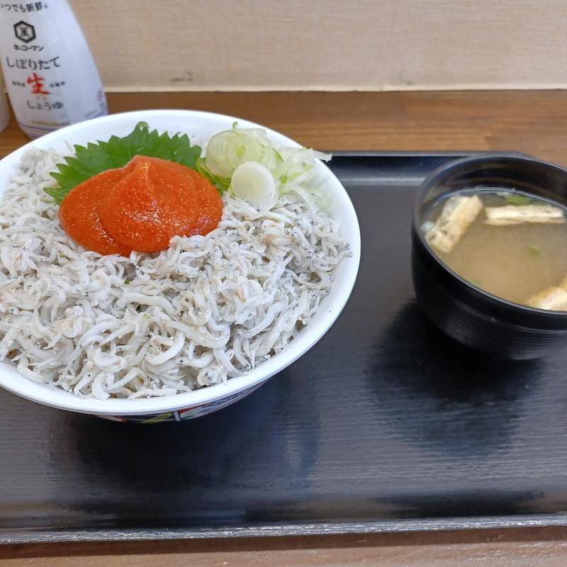 明太子しらす丼(からあげ丼日の家・海鮮漁師丼日ノ本家 柏木店)