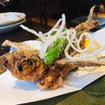 トビウオの姿揚げ
