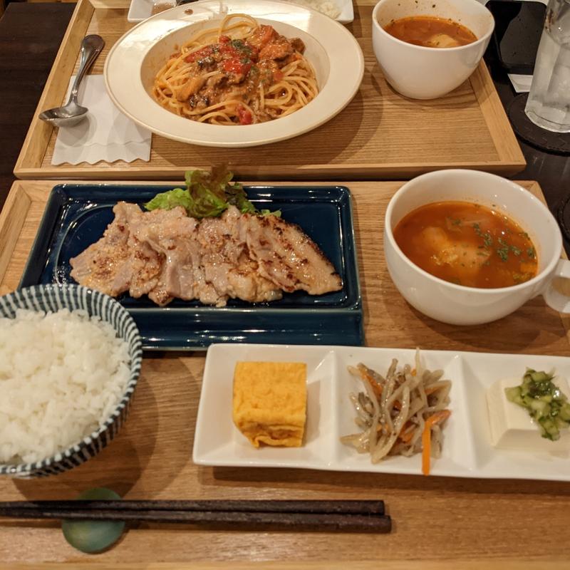 信州三元豚太郎ぽーく味噌漬け定食(ATSUMI食堂)