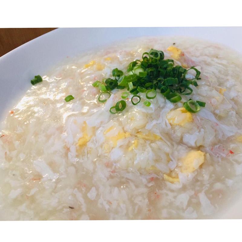 蟹肉入り淡雪あんかけ炒飯(家常菜 博朱)