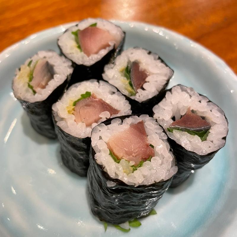 しめ鯖細巻き(三府鮨 阪急茨木店)