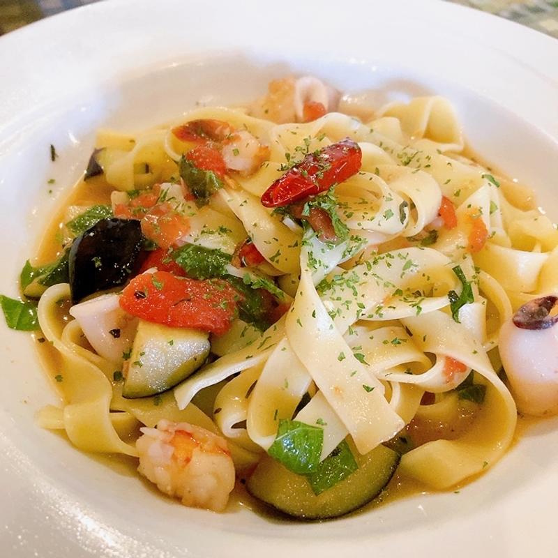 青じそバジリコフィットチーネ(パパス ママス)