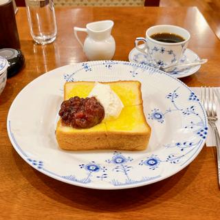 椿屋生食パンのあんバタートースト(椿屋カフェ グランデュオ蒲田店)