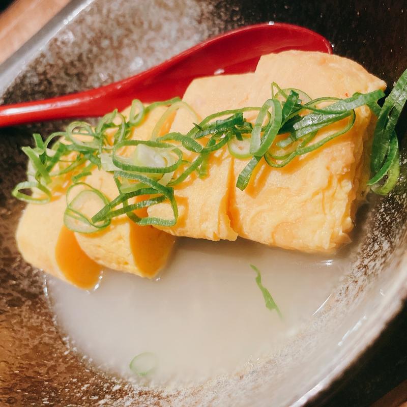 だし巻き卵　鶏だしすーぷ(とりのほまれ)