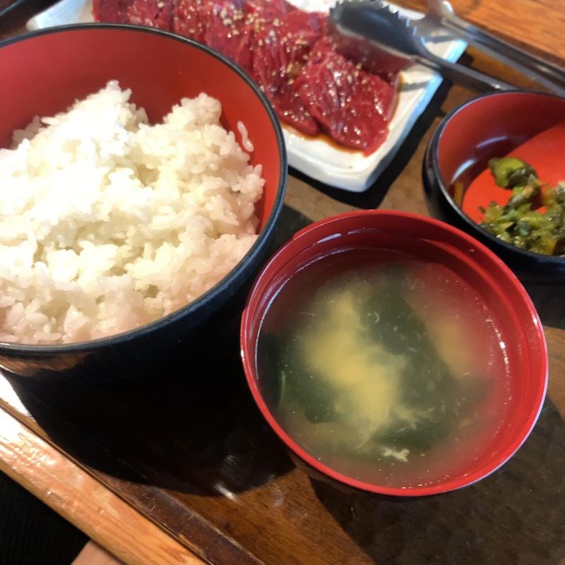 ハラミランチ(焼肉レストラン喜福世)