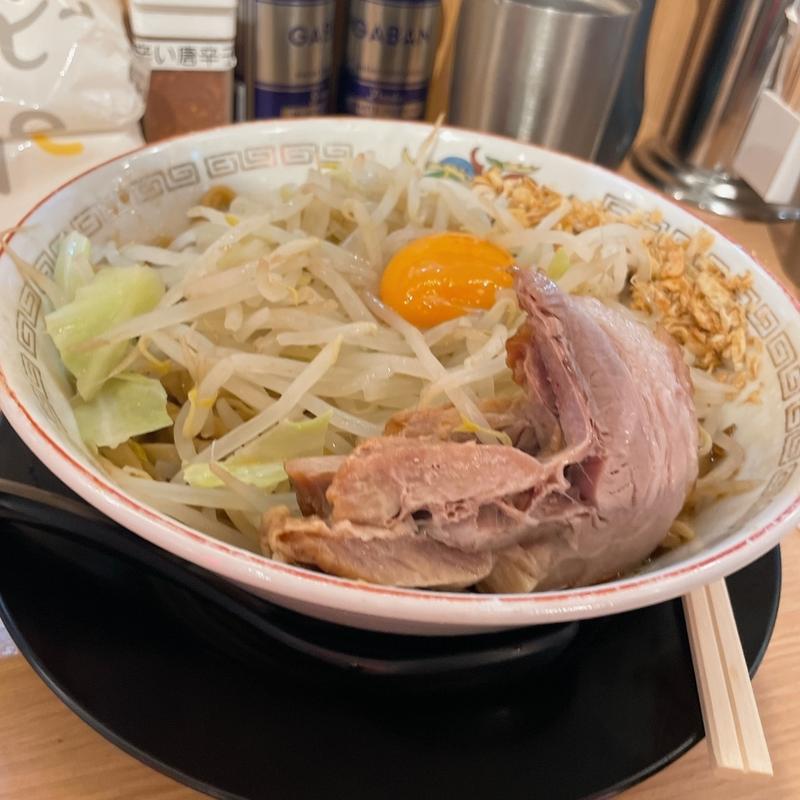 小ラーメン汁なし(豚山 東京ラーメン横丁店)