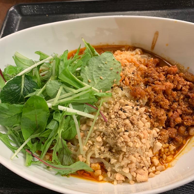 汁なし坦々麺(中華四川料理 唐文記 浜松町店)