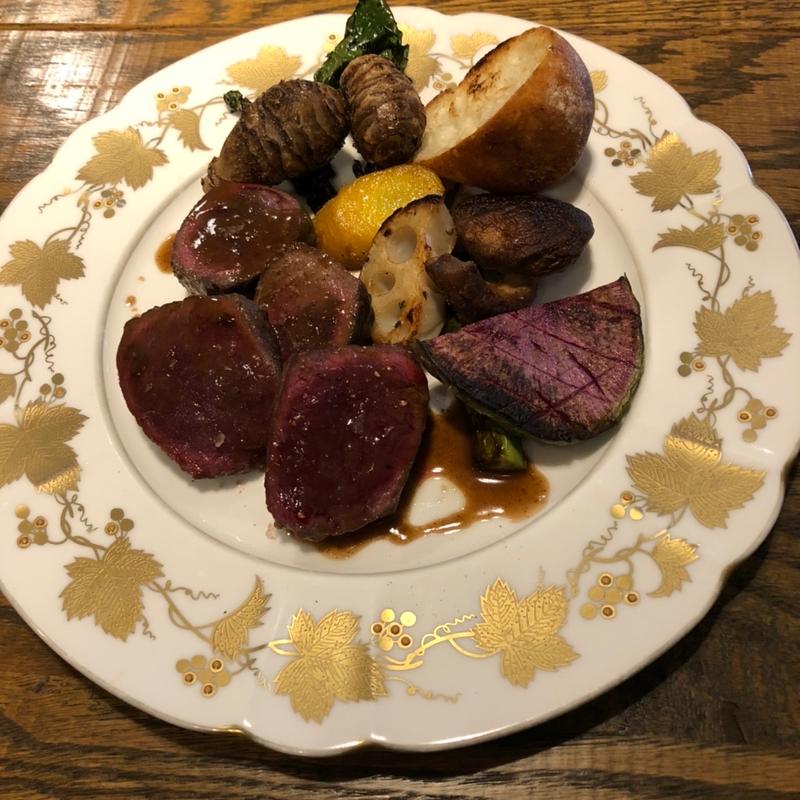 西伊豆産の鹿の肉と野菜コース(マチダイナー)