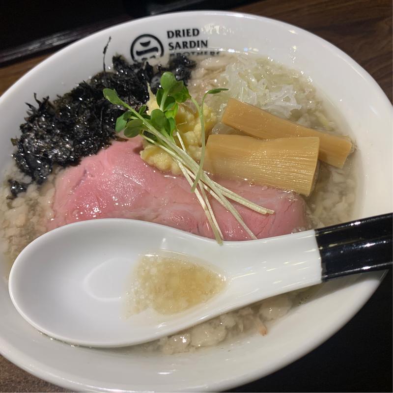 背脂生姜煮干しラーメン(DRIED SARDIN BROTHERS)