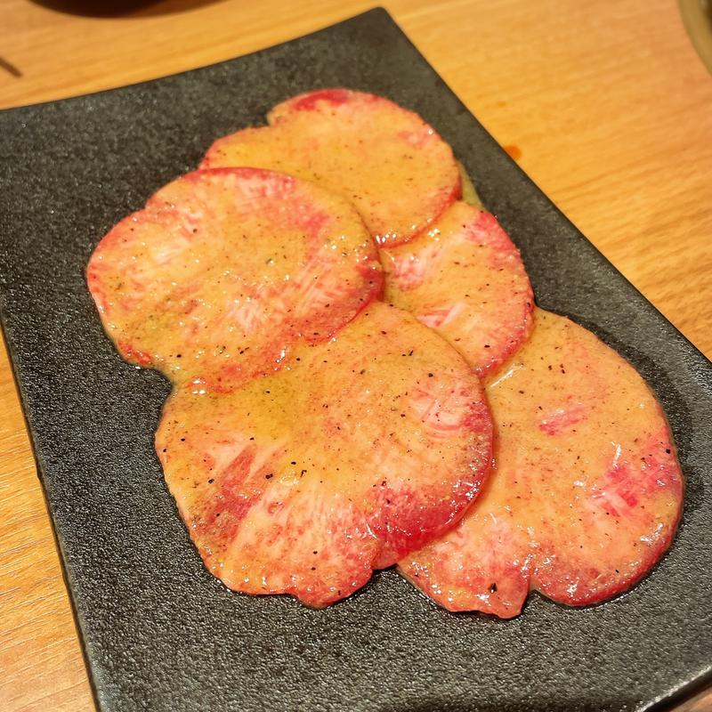 和牛タン(肉やきとだしと博多うどん中目黒はし田)