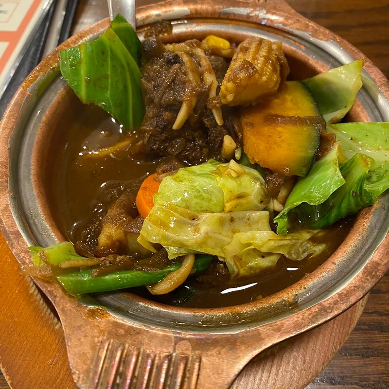 ビーフカレー　野菜トッピング(ベンガル)